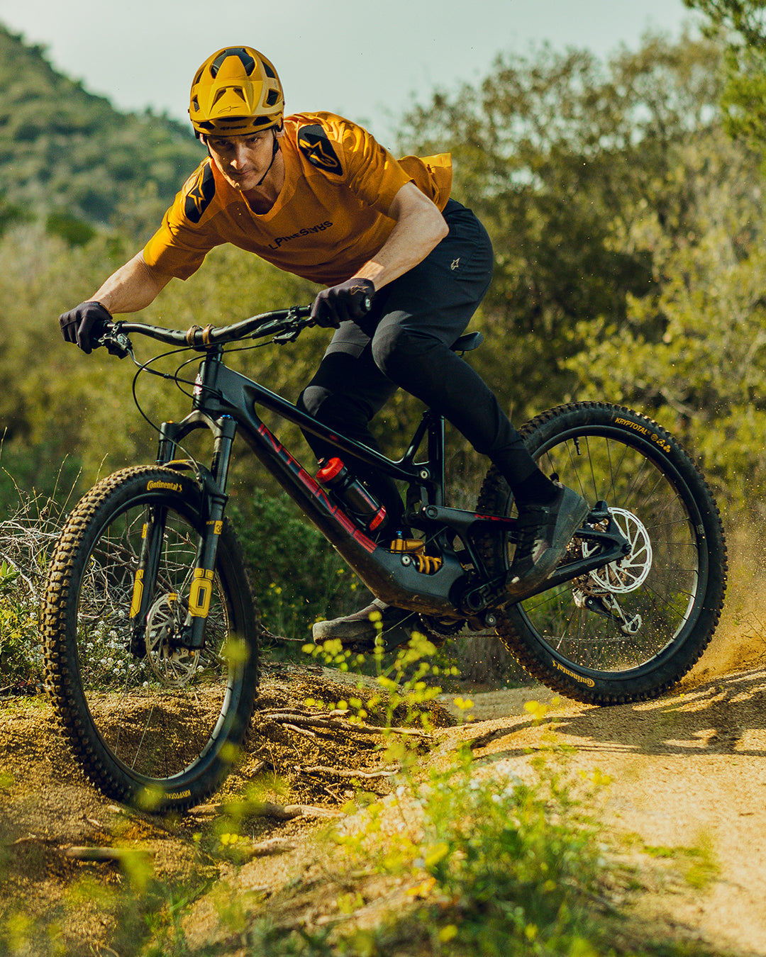 A-Aria Polartec Switch Jersey Short Sleeve YELLOW MTB Jerseys