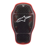 Alpinestars Nucleon KR-1 Cell i Back Protector, inserto paraschiena da moto, rosso fumo trasparente, con design a celle con microstruttura a nido d'ape e logo Alpinestars bianco al centro, protezione leggera ed ergonomica