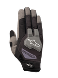 Alpinestars Engine Gloves, guanti da meccanico, nero e grigio, con costruzione in mesh traspirante, protezione nocche in TPR grigio con logo a stella bianco, cinturino regolabile al polso con marchio, design resistente multi-materiale per officina e lavoro ai box