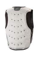 Gilet Raffreddante Alpinestars, base layer da moto, grigio chiaro e grigio scuro, con costruzione in tessuto a tre strati, pile che assorbe l'umidità, inserti elasticizzati e ventilazione strategica per il comfort durante la guida estiva