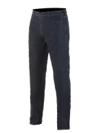 Alpinestars Copper Out V2 Riding Denim, jeans da moto, blu Rinse Plus, vestibilità a gamba dritta, denim comfort da 13 oz, stile a cinque tasche, con cerniera esterna per l'accesso alle protezioni per le ginocchia, abbigliamento da moto urbano