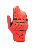 Alpinestars MM 93 Losail V2 Glove, guanti da moto urban, rosso acceso e nero, costruzione in mesh traspirante con protezione rigida sulle nocche, logo Alpinestars nero sul polso, polsino corto, dettagli imbottiti sulle dita