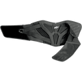 Alpinestars Touring Belt, cintura renale da moto nera, con supporto lombare ergonomico, fodera termica trapuntata, pannelli in mesh per la ventilazione, doppia fascia elastica in vita con logo Astars bianco, abbigliamento protettivo per guida su strada e adventure
